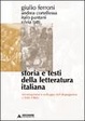 Cover of Storia e testi della letteratura italiana