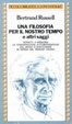 Cover of Una filosofia per il nostro tempo