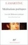 Cover of Meditations Poetiques