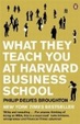 Cover of What They Teach You at Harvard Business School