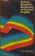 Cover of The Oxford Student's Dictionary of Current English