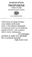Cover of Trasfusione