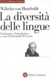 Cover of La diversità delle lingue