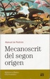 Cover of Mecanoscrit del segon origen
