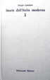 Cover of Storia dell'Italia moderna - Vol. I