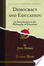 Cover of Democracy and education