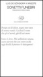 Cover of Sonetti funebri