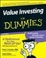 Cover of Value Investing For Dummies