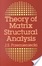 Cover of Theory of matrix structural analysis