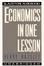 Cover of Economics in One Lesson