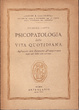 Cover of Psicopatologia della vita quotidiana