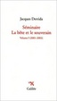 Cover of Séminaire. La bête et le souverain - Tome 1, 2001-2002