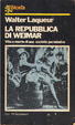 Cover of La repubblica di Weimar