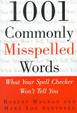 Cover of 1001 Commonly Misspelled Words