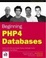 Cover of "Beginning PHP4 Databases"