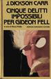 Cover of Cinque delitti impossibili per Gideon Fell