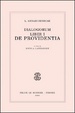 Cover of Dialogorum liber I. De providentia