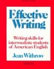 Cover of Effective Writing