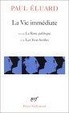 Cover of La Vie immédiate, suivi de 