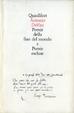 Cover of Poesie della fine del mondo