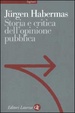 Cover of Storia e critica dell'opinione pubblica