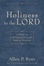 Cover of "Holiness to the Lord"