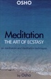 Cover of Mediatation:the art of ecstasy