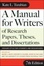 Cover of "A Manual for Writers of Research Papers, Theses, and Dissertations, Seventh Edition"