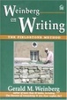 Cover of Weinberg on Writing