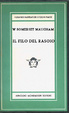 Cover of Il filo del rasoio