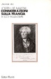 Cover of Considerazioni sulla Francia