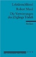 Cover of Die Verwirrungen des Zöglings Törleß