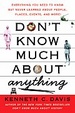 Cover of Don't Know Much about Anything