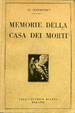 Cover of Memorie della casa dei morti