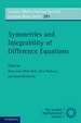 Cover of Symmetries and Integrability of Difference Equations