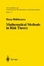 Cover of Mathematical Methods in Risk Theory