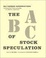Cover of ABC of Stock Speculation