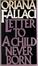 Cover of 'Letter To A Child Never Born'