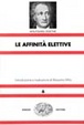 Cover of Le affinità elettive
