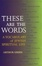 Cover of These Are the Words