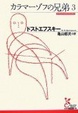 Cover of カラマーゾフの兄弟3