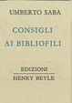 Cover of Consigli ai bibliofili