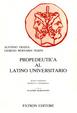 Cover of Propedeutica al latino universitario