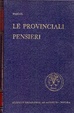 Cover of Le provinciali - Pensieri
