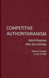 Cover of Competitive authoritarianism