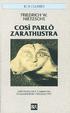 Cover of Così parlò Zarathustra
