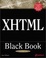 Cover of "XHTML Black Book"