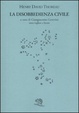Cover of La disobbedienza civile