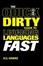Cover of "The Quick and Dirty Guide to Learning Languages Fast"