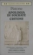Cover of Apologia di Socrate; Critone